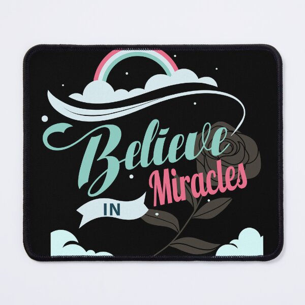 Item preview, Believe in miracles quate typography designs designed and sold by MKBgdesign.