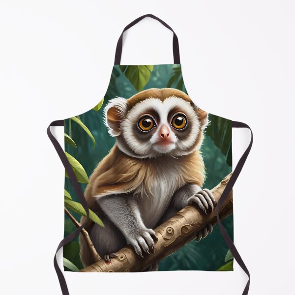 Item preview, Enchanting Eyes atop a Round Face: Unveiling the Loris, a Slow-Moving Primate designed and sold by Best-Art-32.