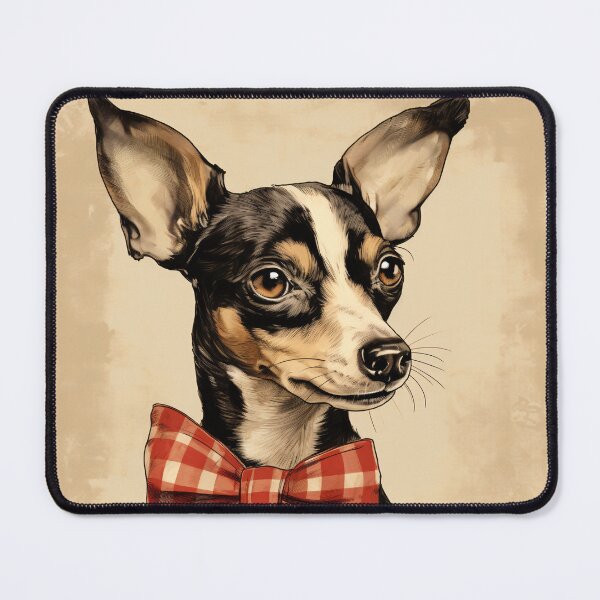Artikelvorschau, Toy Fox Terrier Christmas Plaid Watercolor entworfen und verkauft von rafaeltto.