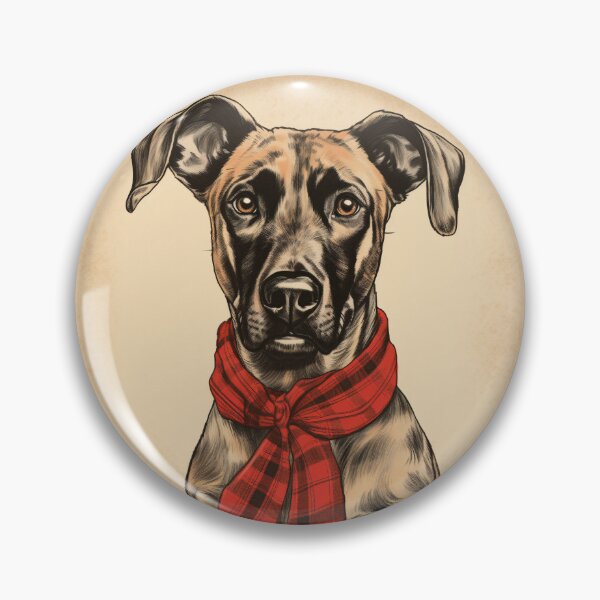 Item preview, Treeing Tennessee Brindle Christmas Plaid Watercolor designed and sold by rafaeltto.