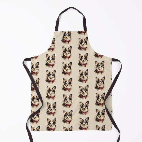 Item preview, Tri Color Corgi Christmas Plaid Watercolor designed and sold by rafaeltto.