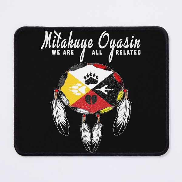 Item preview, Native American Medicine Wheel - Spirit Animal Paws mitakuye oyasin designed and sold by mixedshop.