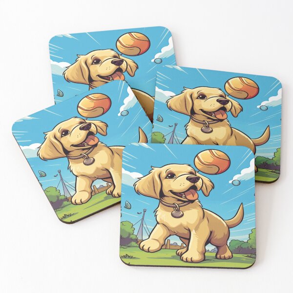 Item preview, Puppy Playing Ball designed and sold by DigiMagicStore.