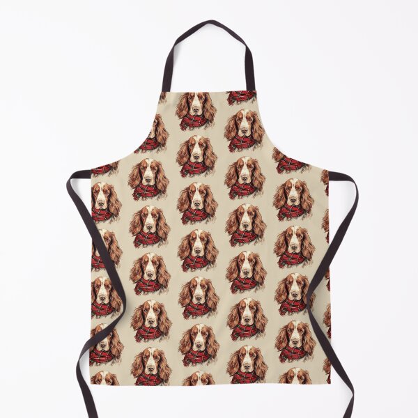 Item preview, Welsh Springer Spaniel Christmas Plaid Watercolor designed and sold by rafaeltto.