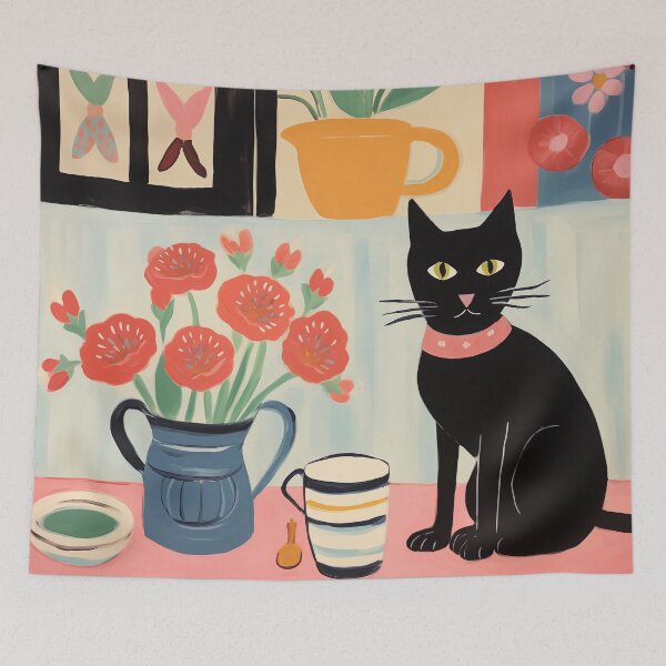 Item preview, Cat in Kitchen designed and sold by EnchantArtCo.