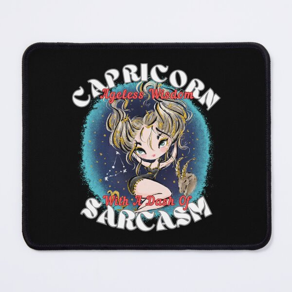 Item preview, Capricorn: Ageless Wisdom With A Dash Of Sarcasm designed and sold by ZodiacWonders.