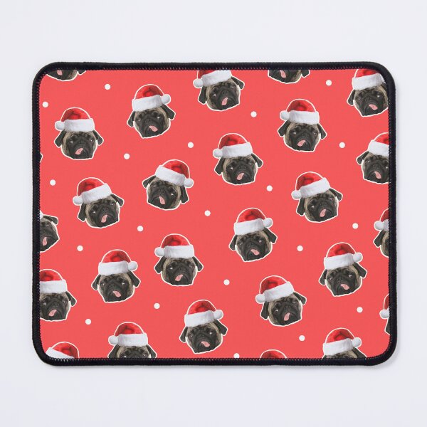 Item preview, Santa Pug Pattern Design designed and sold by Eliza Fortney.