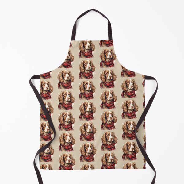 Item preview, Welsh Springer Spaniel Christmas Plaid Watercolor designed and sold by rafaeltto.