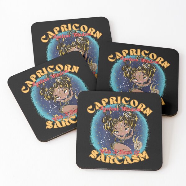 Item preview, Capricorn: Ageless Wisdom With A Dash Of Sarcasm. capricorn star sign designed and sold by ZodiacWonders.