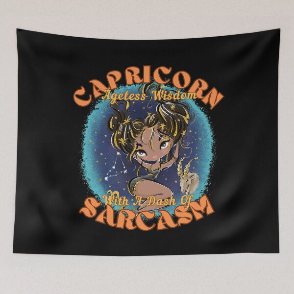 Item preview, Capricorn: Ageless Wisdom With A Dash Of Sarcasm. awesome capricorn designed and sold by ZodiacWonders.