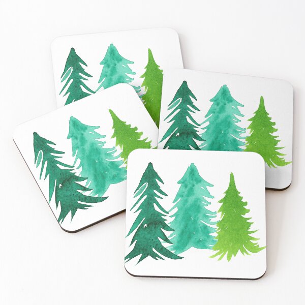 Item preview, Winter Pine Forest - Snowy Woodland Evergreen hike designed and sold by ReesaAnneArt.