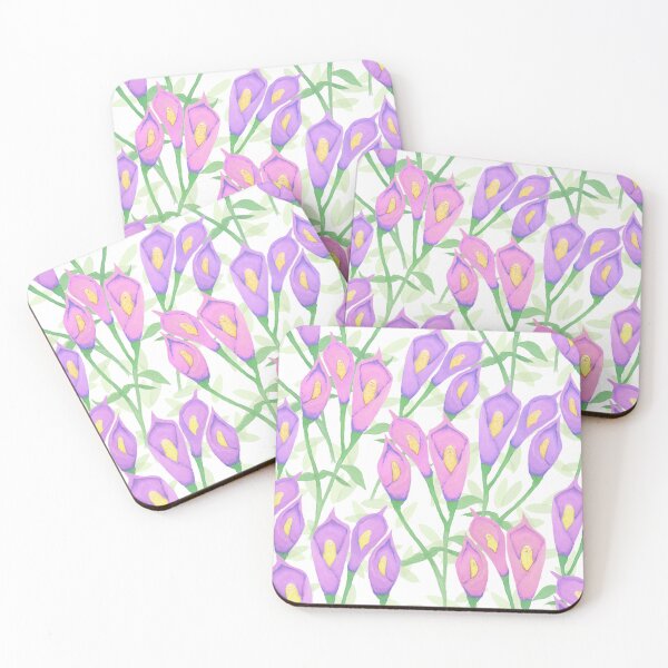 Item preview, Purple Calla Lily Flowers designed and sold by IridescentSea.