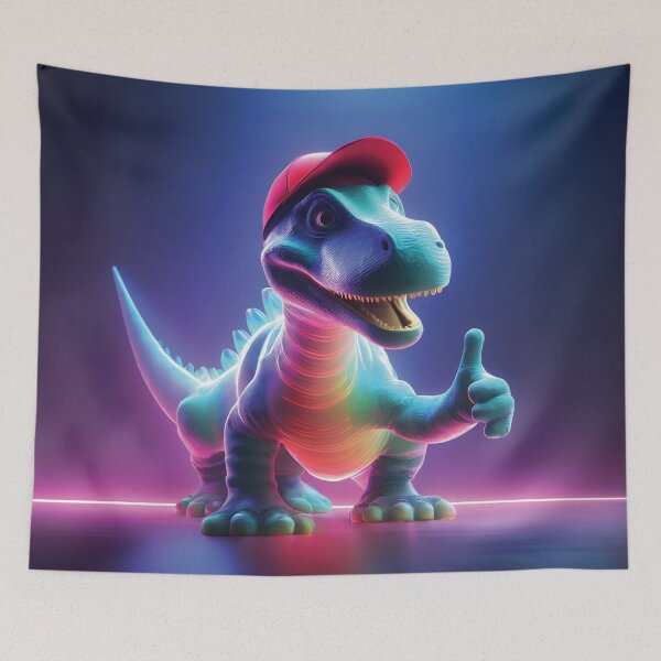 Item preview, Dino Delight - Kids' Playful Dinosaur designed and sold by Tajoo.
