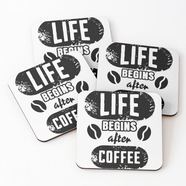 Item preview, Life Begins After Coffee. designed and sold by OmikronStore.
