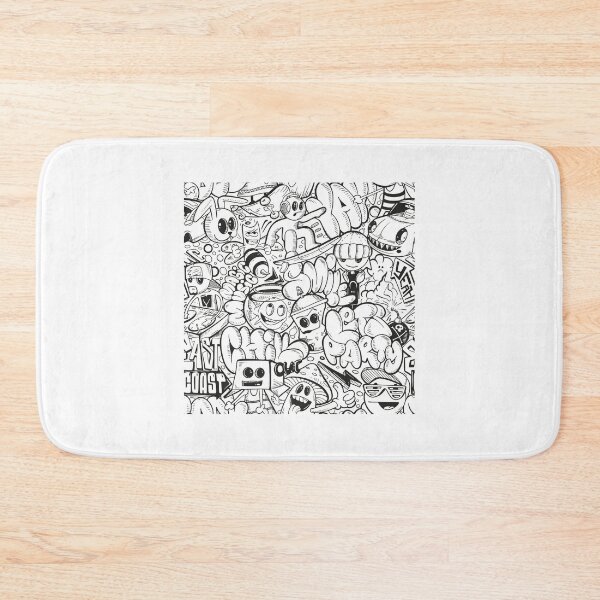 Item preview, graffiti seamless pattern, graffiti  designed and sold by GreyStanzione1.