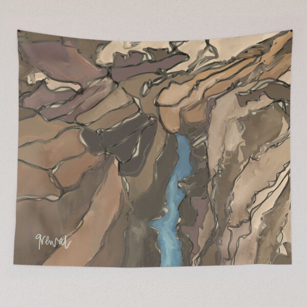 Item preview, Aerial landscape 3 designed and sold by Sukhpal Grewal Ethnic Art.