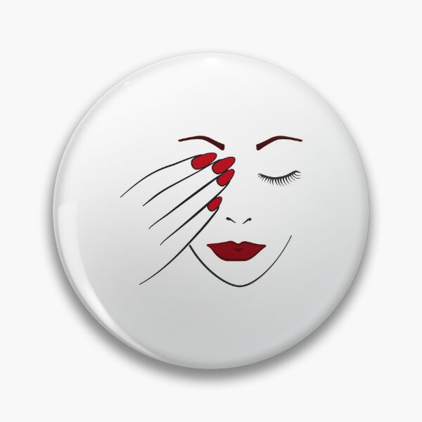 Item preview, Womans Face Makeup And Painted Nails designed and sold by THP Creative.