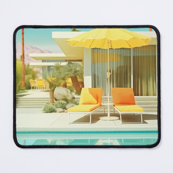 Item preview, Yellow Summer Palm Springs California designed and sold by Carinaprint.