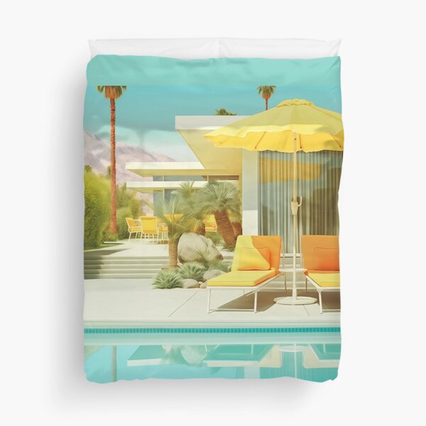 Item preview, Yellow Summer Palm Springs California designed and sold by Carinaprint.