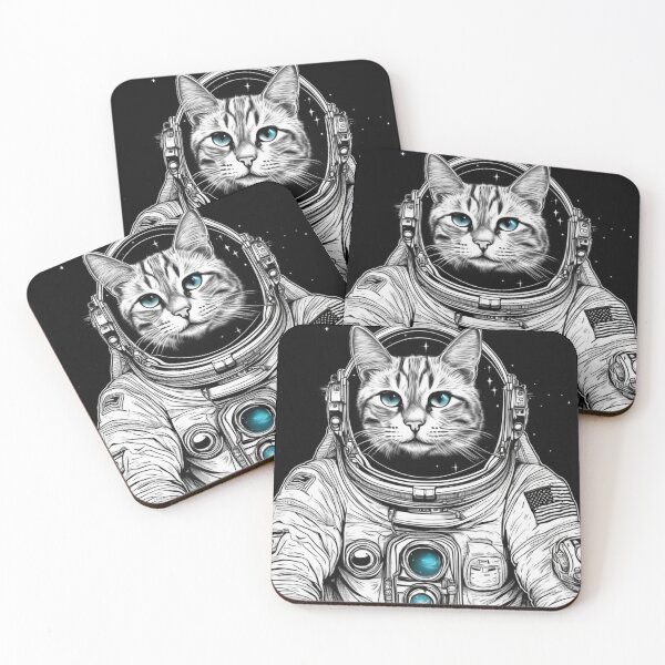 Item preview, astronaut cat designed and sold by Moi-cat.