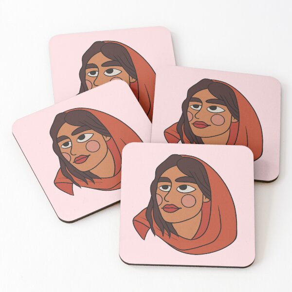 Item preview, Girl Wearing Headscarf designed and sold by daniasdesigns.