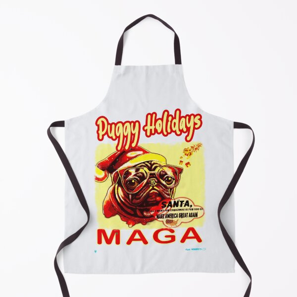 Item preview, Pug HAPPY HOLIDAYS 33 PUGGY HOLIDAYS designed and sold by RedBluffTraders.