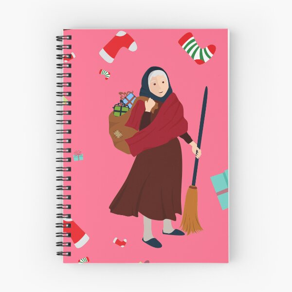 Item preview, pink christmas witch befana gothmas  designed and sold by Gossip Rag.