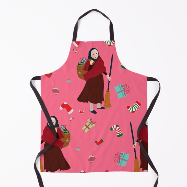 Item preview, pink christmas witch befana gothmas designed and sold by Gossip Rag.