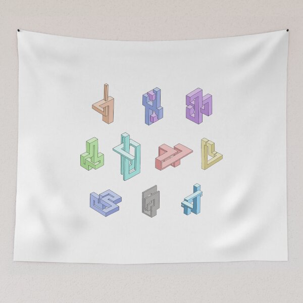 Item preview, Optical Illusion - Impossible Object Group 2 designed and sold by Adzyy.