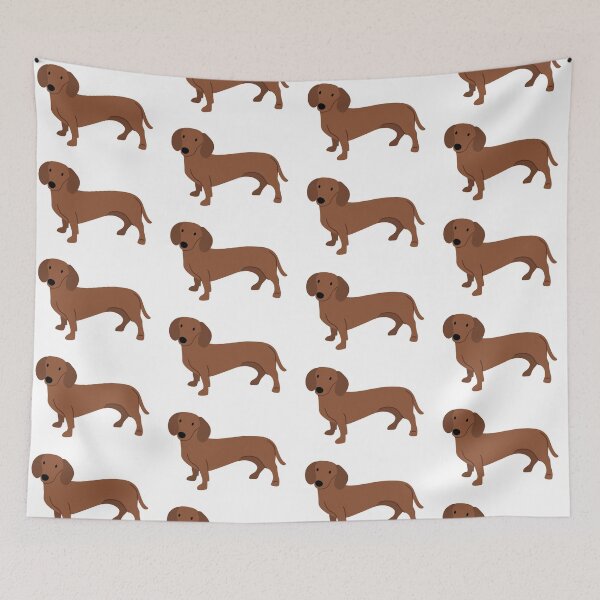 Item preview, Red Dachshund Standing designed and sold by Nickwilljack.