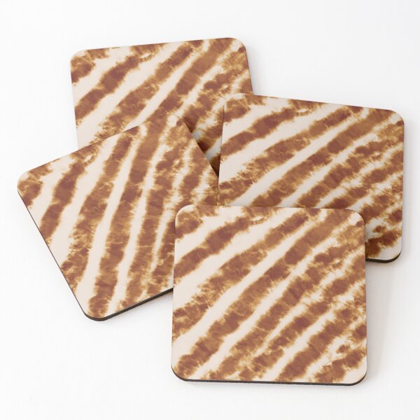 Item preview, Bohemian Brown Fall Tie Dye Stripes designed and sold by PrettyPixel0.