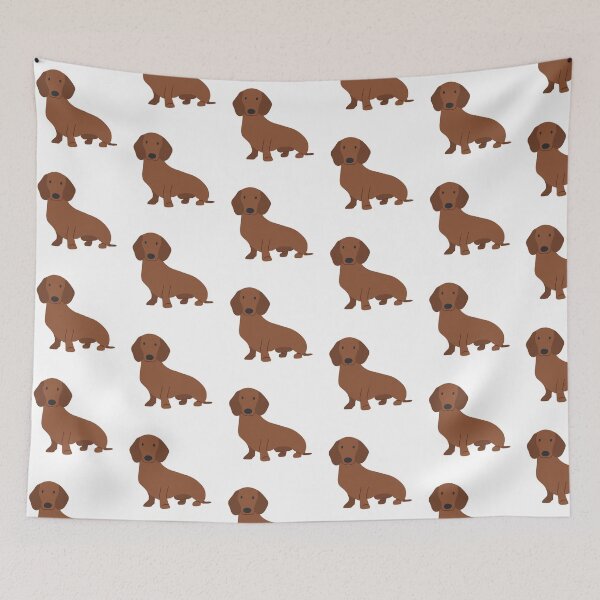 Item preview, Red Dachshund Sitting designed and sold by Nickwilljack.