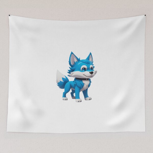 Item preview, Blue wolf dog  designed and sold by KorArtStudio.
