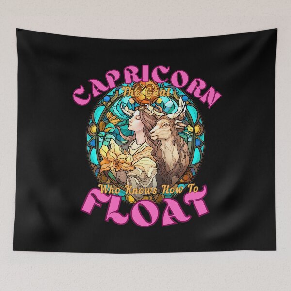 Item preview, Capricorn: The Goat Who Knows How To Float. capricorn constellation designed and sold by ZodiacWonders.