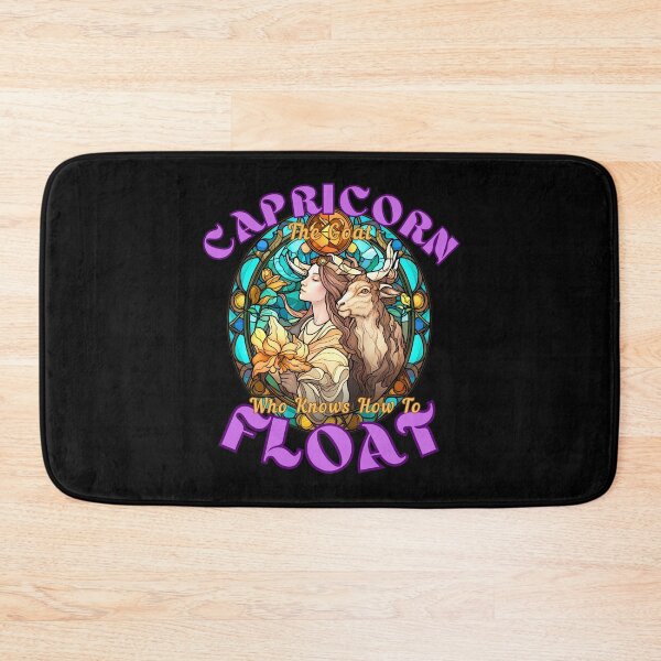 Item preview, Capricorn: The Goat Who Knows How To Float. capricorn girl designed and sold by ZodiacWonders.