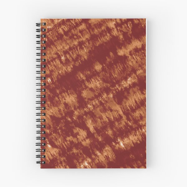 Aperçu de l'œuvre Teinture cravate d’automne rouge marron bohème créée et vendue par PrettyPixel0.