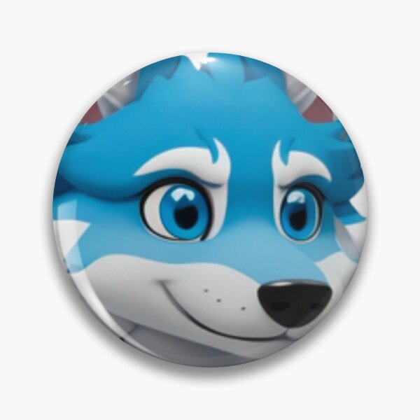 Item preview, Cute Blue wolf dog  designed and sold by KorArtStudio.