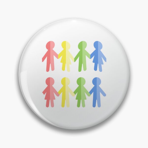 Item preview, Rainbow Paper People Chain designed and sold by THP Creative.
