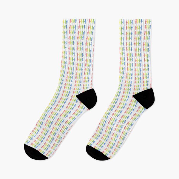 Item preview, Rainbow Paper People Chain designed and sold by THP Creative.