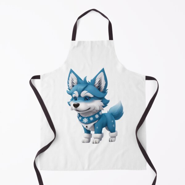 Item preview, Blue wolf dog Christmas designed and sold by KorArtStudio.
