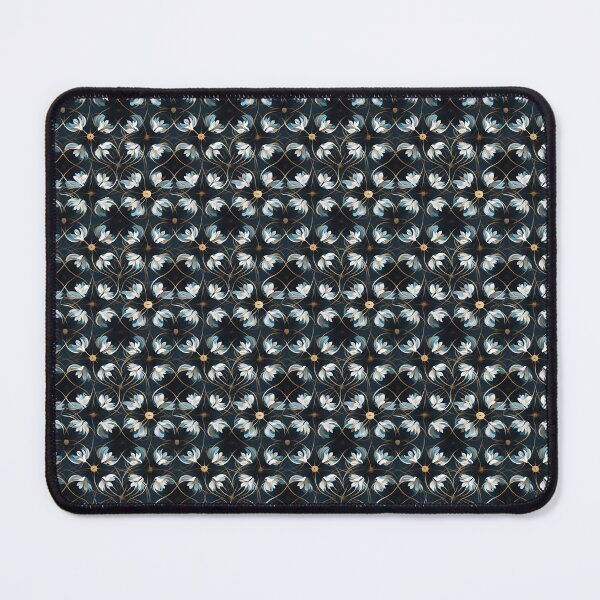 Item preview, Silver flowers against a navy sky designed and sold by LuminousMindab.