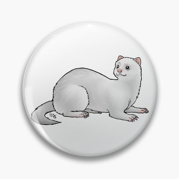 Item preview, Ferret Black Eyed White designed and sold by Jennifer Stolzer.