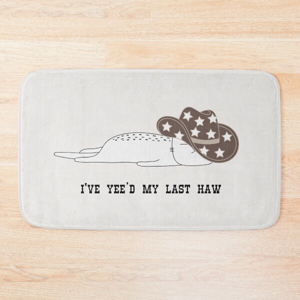 Item preview, I've Yee'd My Last Haw Western Cowboy Cat designed and sold by Par Anne Q.