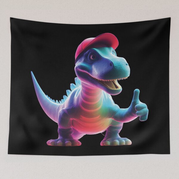 Item preview, Dino Delight - Kids' Playful Dinosaur designed and sold by Tajoo.