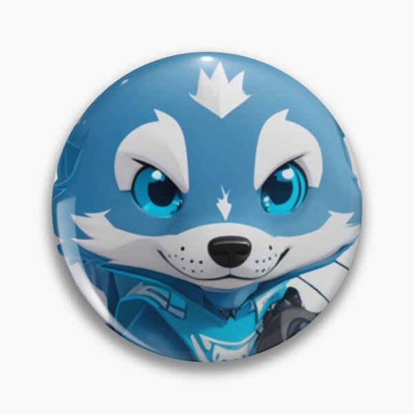 Item preview, Cool Blue wolf dog gamer     designed and sold by KorArtStudio.