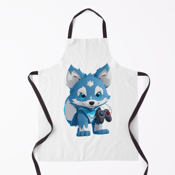 Item preview, Cool Blue wolf dog gamer designed and sold by KorArtStudio.