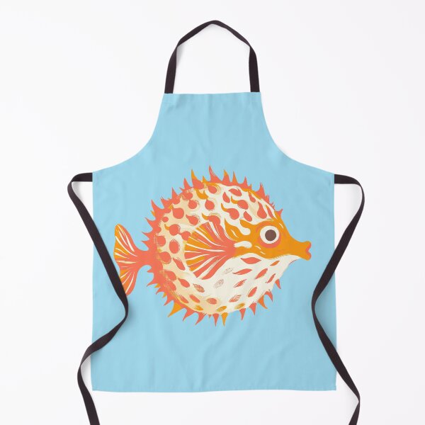 Item preview, Orange Puffer Fish (aka Blowfish) designed and sold by BrightTide.