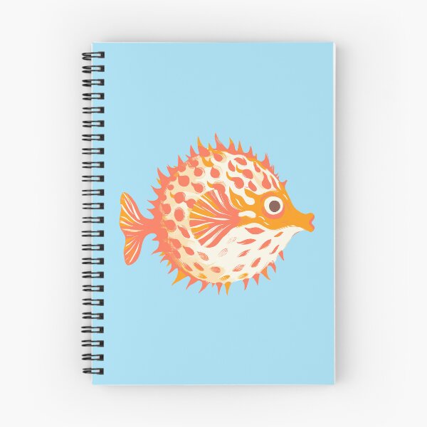 Item preview, Orange Puffer Fish (aka Blowfish) designed and sold by BrightTide.