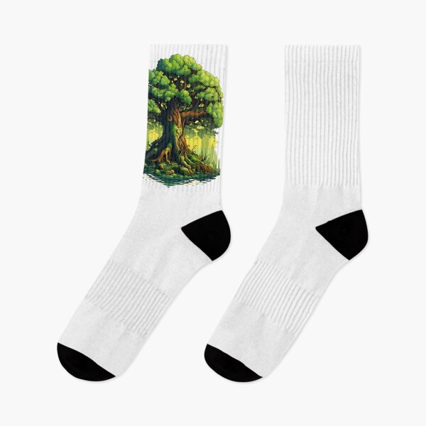 Item preview, Cartoon Artistic Style Giant Tree Painting Drawing Logo Sticker, wall arts, Art Prints and More designed and sold by Kevin Lou.
