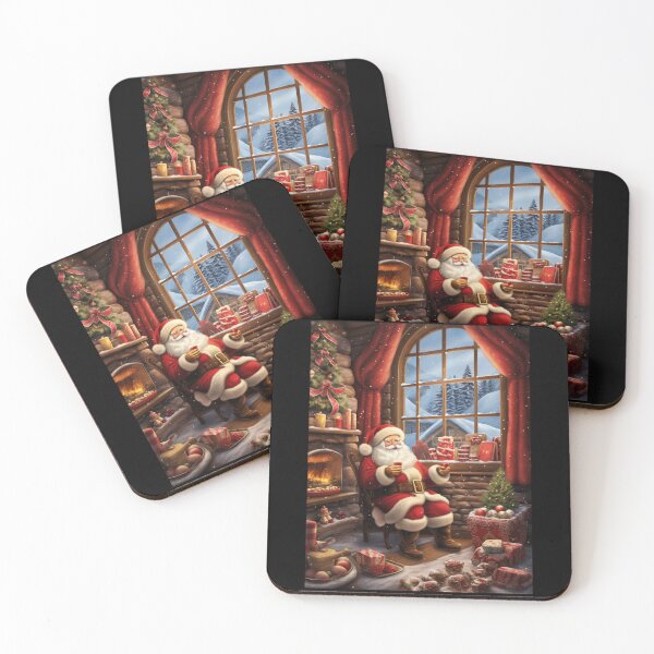 Item preview, Santa Claus By The Fireplace designed and sold by SallieIrma.
